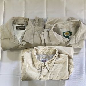 Bundle of 3 Men’s Outdoors Shirts.Size Large. EUC.